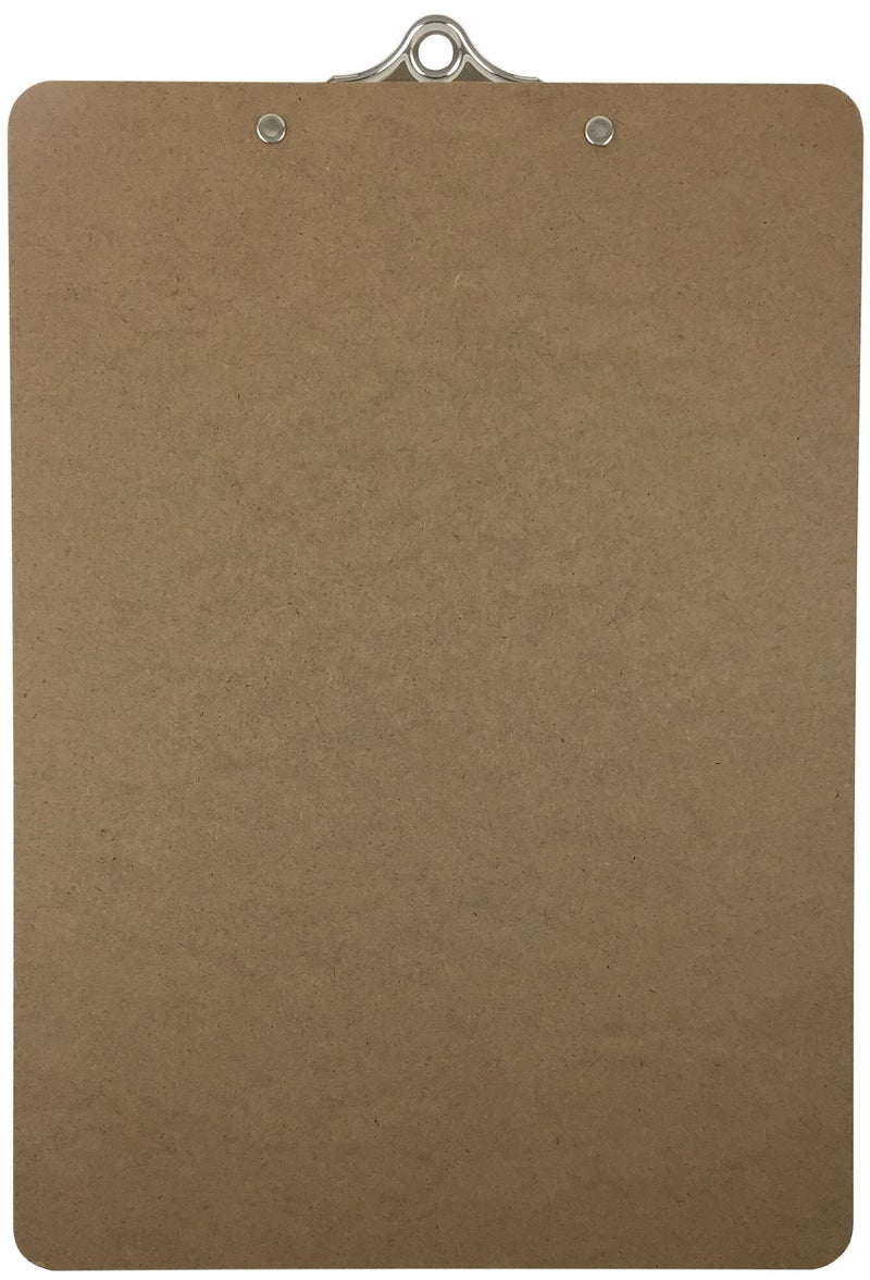 Trade Quest Letter Size Clipboards 9'' x 12.5'' Standard Clip Hardboard (Pack of 12) - Image 5